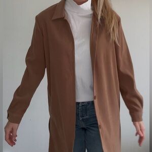 Brown Button Up Dress